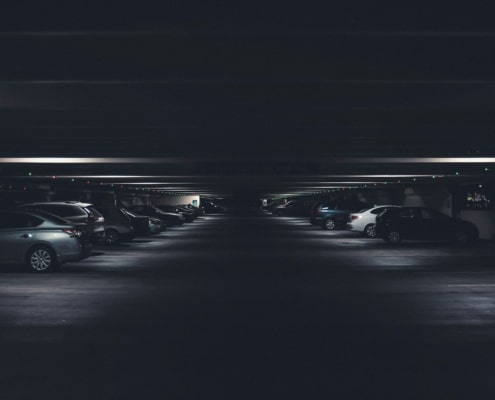 Parking Garage Pressure Washing