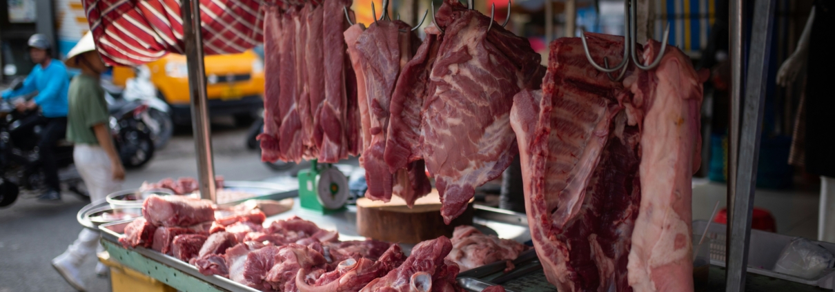 pressure washing meat trucks