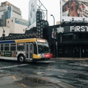 pressure washing buses